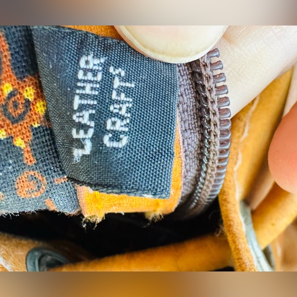 Vintage Genuine Leather Craft Satchel Lined Large - Picture 10 of 12